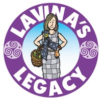 Purple Lavinas Legacy Logo